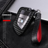 Carbon-Look Cover passend für BMW Schlüssel schwarz  HEK21-B7-S131-E