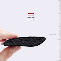 High quality plastic, Carbon-Look TPU key fob cover case fit for Mercedes-Benz M9 remote key black