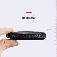 Carbon-Look Cover passend für Nissan Schlüssel schwarz  HEK21-N7-S131-E