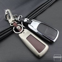 Alu Hartschalen Schlüssel Case passend für Audi Autoschlüssel  HEK2-AX6