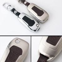 Alu Hartschalen Schlüssel Case passend für Ford Autoschlüssel  HEK2-F2