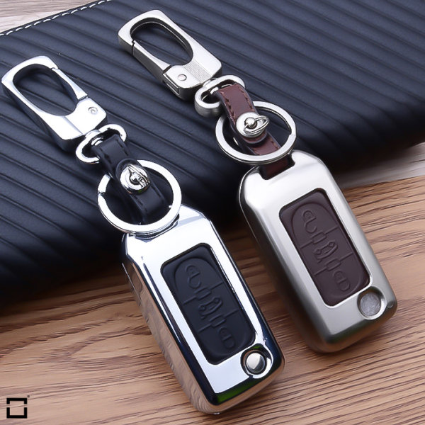 Aluminum key fob cover case fit for Citroen, Peugeot PX2 remote key
