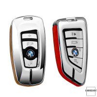 Cover Guscio / Copri-chiave Alluminio, Pelle Alcantara compatibile con BMW B6, B7
