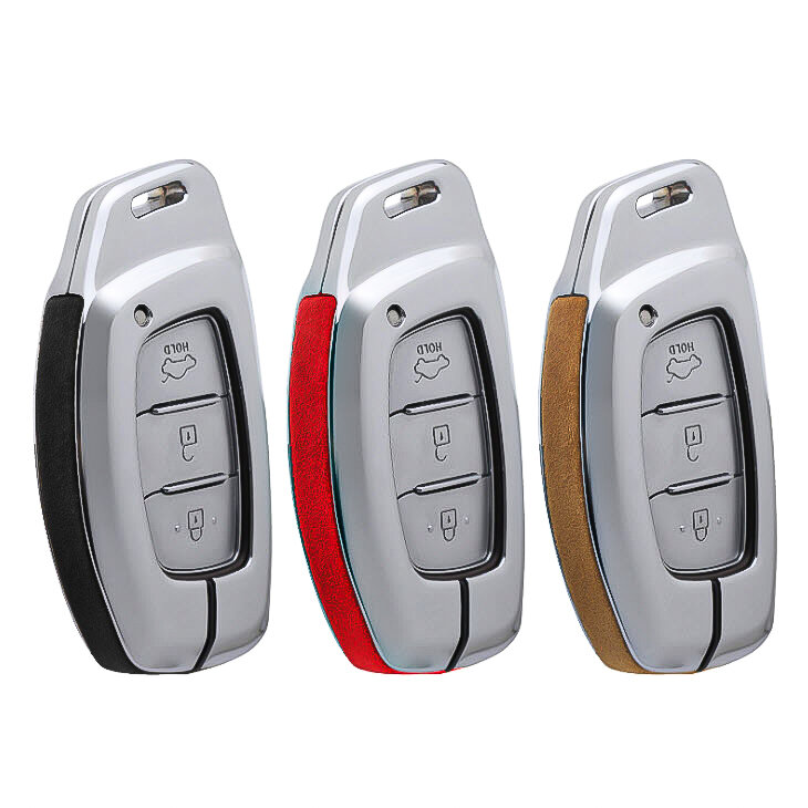 Lederen etui voor autosleutels van merk Honda (type D1) | Carocase Premium