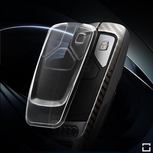 Premium Carbon-Look Aluminium-Zink Schlüssel Cover passend für BMW Sc,  24,95 €