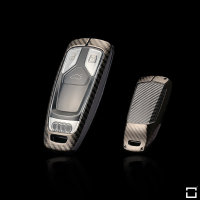 Aluminum-zinc key fob cover case fit for Audi AX6 remote key