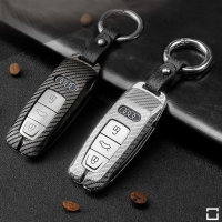 Aluminum, Aluminum-zinc key fob cover case fit for Audi...