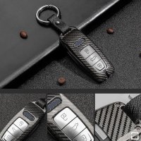 Aluminum, Aluminum-zinc key fob cover case fit for Audi...