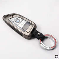 Aluminum-zinc key fob cover case fit for BMW B6, B7 remote key