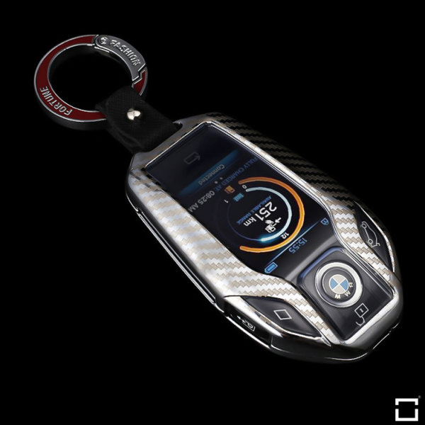 Echt Carbon Auto Schlüssel Cover für BMW mit Display (Schwarz Carbon),  89,90 €
