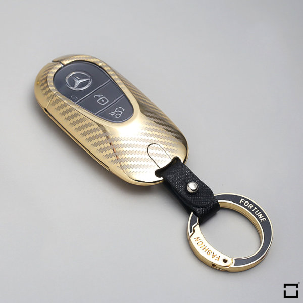Mini Schlüssel Hülle Gold 