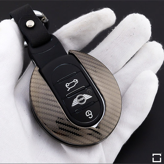 kwmobile Schlüsseltasche Autoschlüssel Hülle für Mini, Schlüsselhülle Schlüssel  Case Cover, KOMPATIBEL MIT: passend für Mini 3-Tasten Smart Key  Autoschlüssel