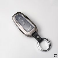 Aluminum-zinc key fob cover case fit for Tesla T5, T6 remote key