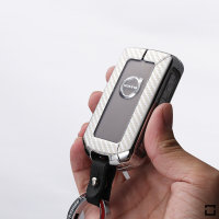 Aluminum-zinc key fob cover case fit for Volvo VL3 remote key