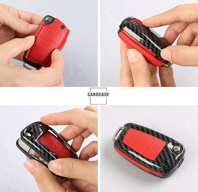 Hartschalen Etui Cover passend für Audi Schlüssel  HEK33-AX3