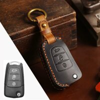 Lederen etui voor autosleutels van merk Hyundai / Kia...