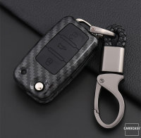 High quality plastic key fob cover case fit for Volkswagen, Skoda, Seat V2 remote key