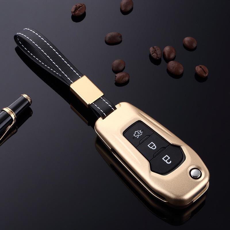 Aluminum key fob cover case fit for Ford F2 remote key Premium key fob cover case - Detail view 3
