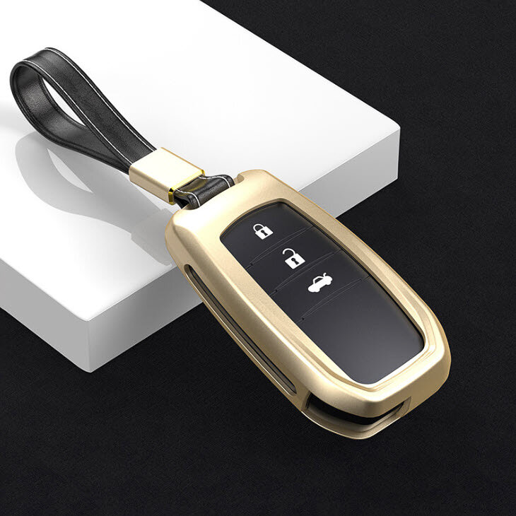 Aluminum key fob cover case fit for Toyota T3, T4 remote key