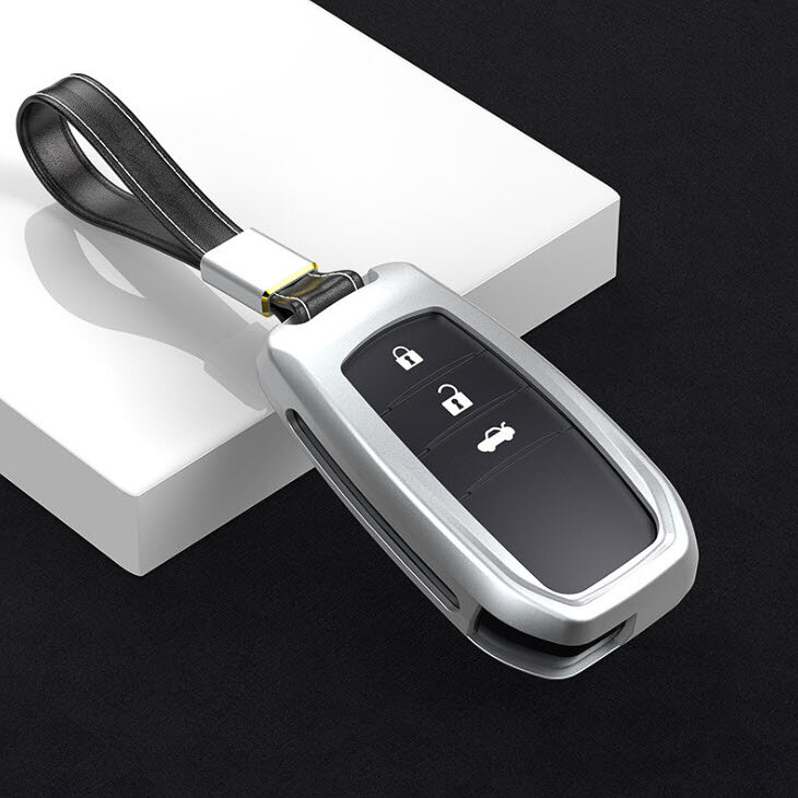 Aluminum key fob cover case fit for Toyota T3, T4 remote key