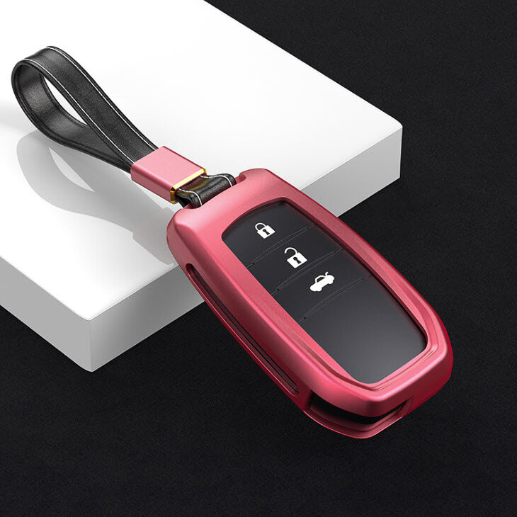 Aluminum key fob cover case fit for Toyota T3, T4 remote key