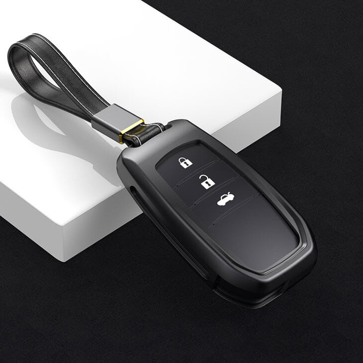 Aluminum key fob cover case fit for Toyota T3, T4 remote key Premium key fob cover case - Detail view 2