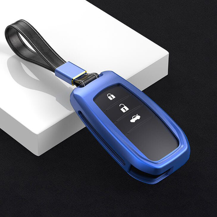 Aluminum key fob cover case fit for Toyota T3, T4 remote key