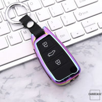 Aluminum key fob cover case fit for Audi AX3 remote key