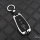 Alu Schlüssel Cover mit Silikon Tastenabdeckung passend für Mercedes-Benz Autoschlüssel  HEK37-M9