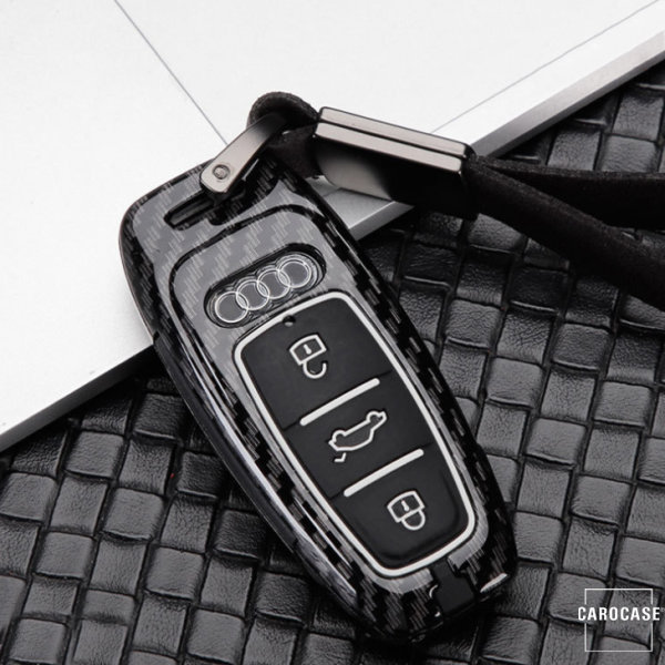 Alu Schlüssel Cover für Audi Schlüssel inkl. Lederband HEK34-AX7, 19,95 €