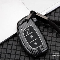 Coque de protection en Aluminium pour voiture Hyundai clé télécommande D2