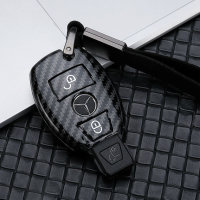 Key case cover FOB (HEK47) for Mercedes-Benz keys - black