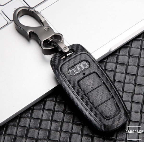 Audi Housse de protection clé Noir 