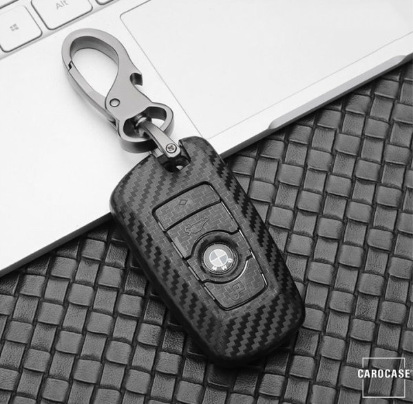 Cover Guscio / Copri-chiave plastica compatibile con BMW B5 nero