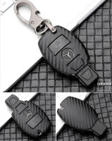 High quality plastic key fob cover case fit for Mercedes-Benz M6 remote key black