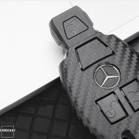 Coque de protection en plastique pour voiture Mercedes-Benz clé télécommande M7 noir