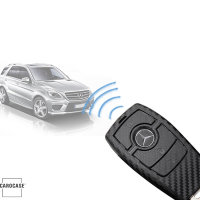 Coque de protection en plastique pour voiture Mercedes-Benz clé télécommande M9 noir