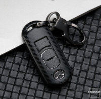 Cover Guscio / Copri-chiave plastica compatibile con Mazda MZ2 nero