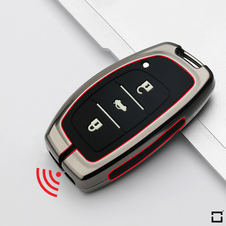 Siliconen hoesje voor autosleutels van merk Honda (type D1) | Carocase Premium