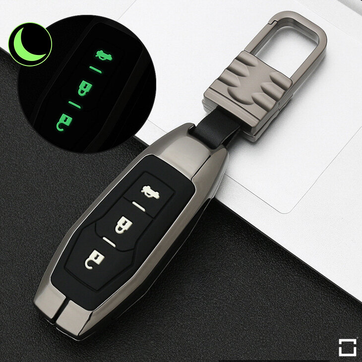 Siliconen hoesje voor autosleutels van merk Audi / Seat / Skoda / VW (type F3) | Carocase Premium Premium sleutelhoesje - Gedetailleerde weergave 2