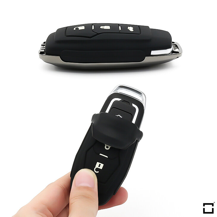 Siliconen hoesje voor autosleutels van merk Audi / Seat / Skoda / VW (type F3) | Carocase Premium