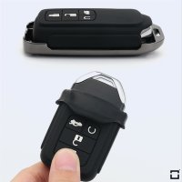 Schlüssel Cover mit Silikon Tastenabdeckung (Leuchtend) passend für Honda Autoschlüssel  HEK54-H15-S114