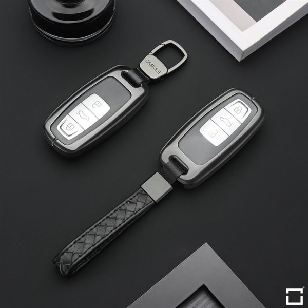 Premium Schlüsselhülle / Schlüsselcover für Audi Schlüssel (HEK55