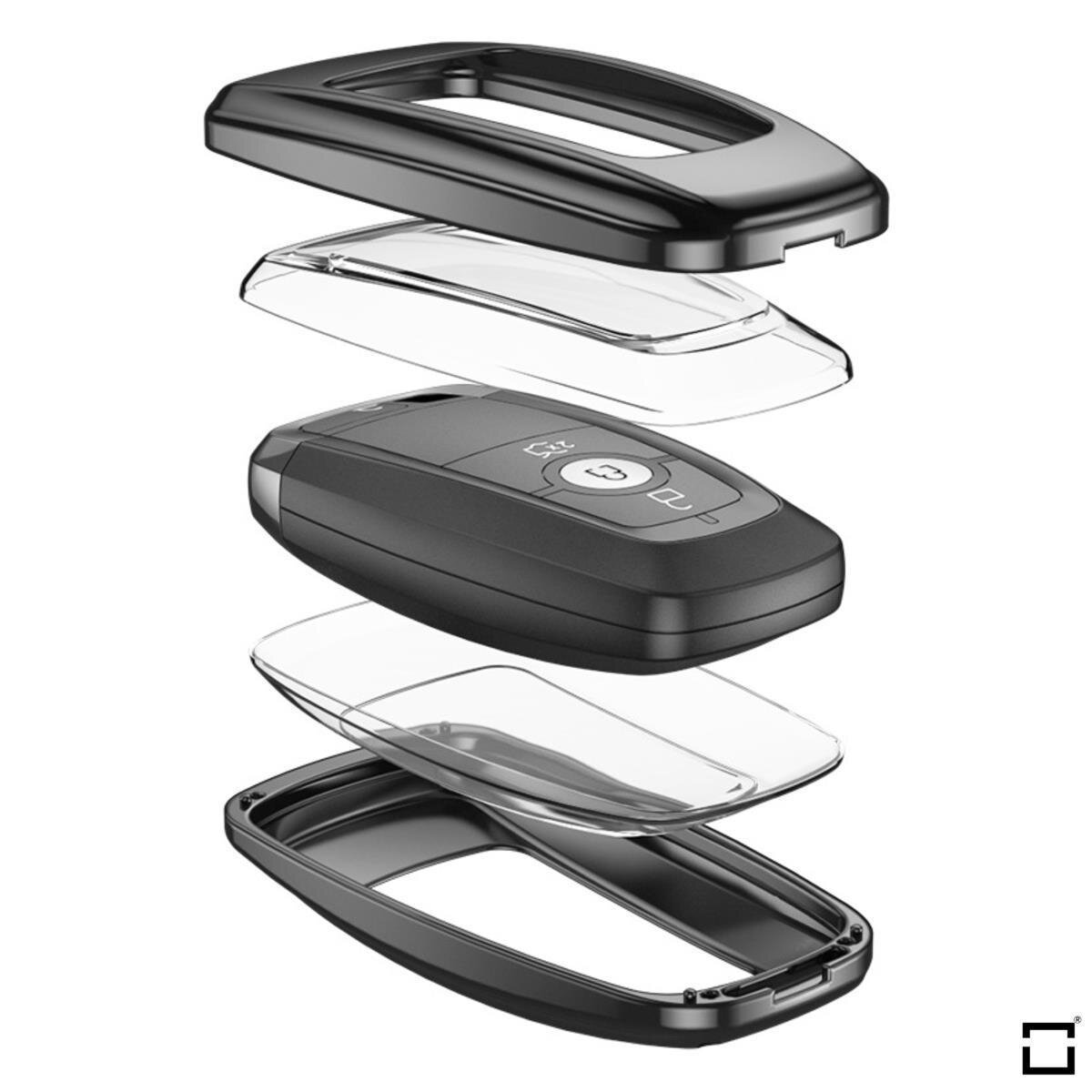 Měkké TPU pouzdro na klíče od auta Audi / Seat / Skoda / VW (typ F8) | Carocase Premium