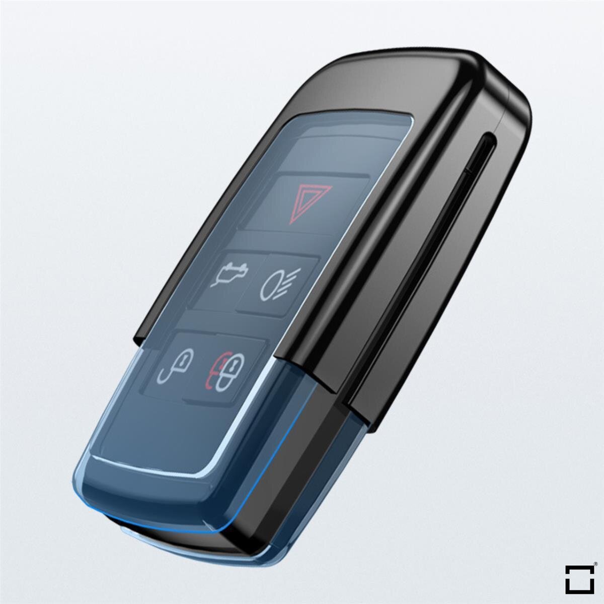 Blødt TPU-etui til Jaguar / Land Rover bilnøgler (type LR1) | Carocase Premium