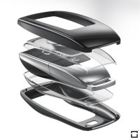 Premium Schlüsselhülle / Schlüsselcover für Mercedes-Benz Schlüssel (HEK55-Serie)