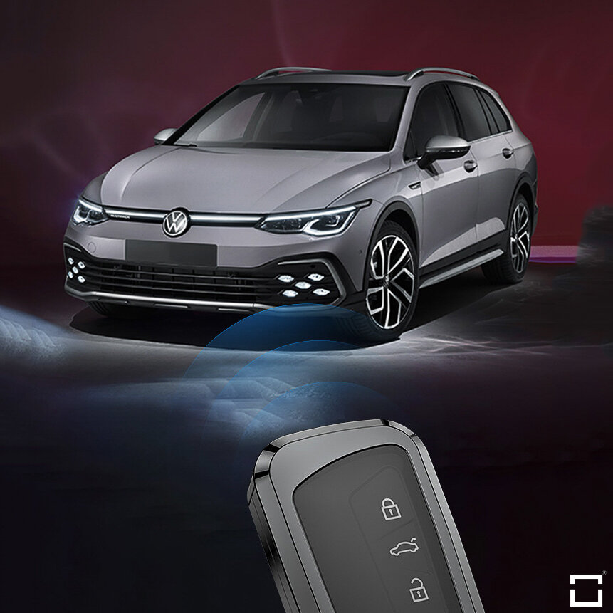 Premium Schlüsselhülle / Schlüsselcover für Volkswagen, Skoda, Seat Schlüssel (HEK55-Serie) Premium Autoschlüssel Schutzhülle - Detailansicht 2