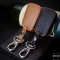 Leder Schlüssel Cover passend für Volkswagen, Audi, Skoda, Seat Schlüssel V3