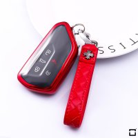 TPU key fob cover case fit for Volkswagen, Skoda, Seat...