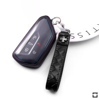 Premium TPU Schutzhülle für VW Skoda Seat Schlüssel-V11 + Schlüsselanhänger